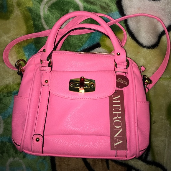 merona pink purse